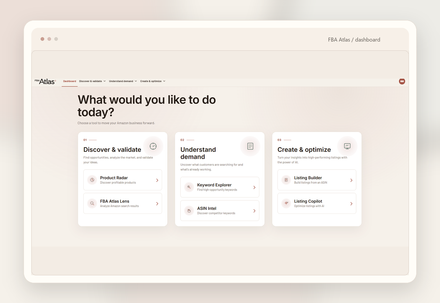 FBA Atlas - Smarter Product Research for Amazon Sellers